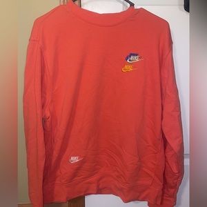 Coral Nike Crewneck